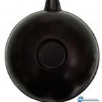 Φ115 - 1/4'' ΜΑΥΡΗ ΣΤΡΟΓΓΥΛΗ ΠΛΑΣΤΙΚΗ ΦΟΥΣΚΑ