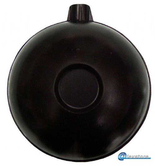 Φ115 - 1/4'' ΜΑΥΡΗ ΣΤΡΟΓΓΥΛΗ ΠΛΑΣΤΙΚΗ ΦΟΥΣΚΑ Φ115 - 1/4'' ΜΑΥΡΗ ΣΤΡΟΓΓΥΛΗ ΠΛΑΣΤΙΚΗ ΦΟΥΣΚΑ - Image 1