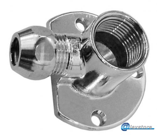 ΓΩΝΙΑ 1/2'' ΘΗΛ. x 3/8'' - Φ10 ΜΕ ΣΤΗΡΙΓΜΑ ΧΡΩΜΕ ΓΩΝΙΑ 1/2'' ΘΗΛ. x 3/8'' - Φ10 ΜΕ ΣΤΗΡΙΓΜΑ ΧΡΩΜΕ - Image 1