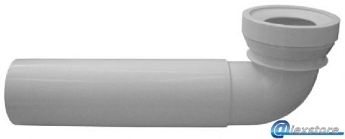 ΓΩΝΙΑ ΛΕΚΑΝΗΣ WC ΣΚΛΗΡΗ ΛΕΥΚΗ Φ100 x 400 mm. ΑΡΣ. ΘΗΛ. ΜΕ ΛΑΣΤΙΧ ΓΩΝΙΑ ΛΕΚΑΝΗΣ WC ΣΚΛΗΡΗ ΛΕΥΚΗ Φ100 x 400 mm. ΑΡΣ. ΘΗΛ. ΜΕ ΛΑΣΤΙΧ - Image 1