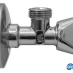 ΔΙΑΚΟΠΤΗΣ Τ. GROHE 1/2'' x 1/2'' ΓΩΝ. ΧΡΩΜΕ ΜΕ ΡΟΖΕΤΑ