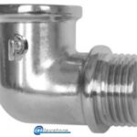 ΓΩΝΙΑ ΜΕ ΠΑΤΟΥΡΑ 1/2'' ΑΡΣ. ΘΗΛ. ΧΡΩΜΕ