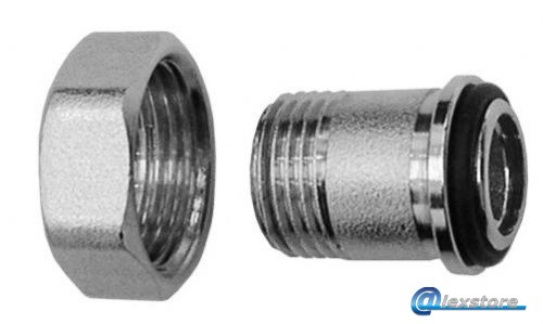 ΟΥΡΑ ΚΑΛΟΡΙΦΕΡ 1/2'' O-R ΚΑΙ ΠΑΞΙΜΑΔΙ 3/4'' ΧΡΩΜΕ ΟΥΡΑ ΚΑΛΟΡΙΦΕΡ 1/2'' O-R ΚΑΙ ΠΑΞΙΜΑΔΙ 3/4'' ΧΡΩΜΕ - Image 1