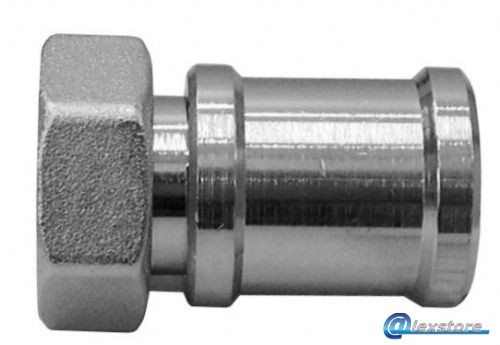 ΡΑΚΟΡ ΙΣΙΟ ΤΡΕΛΟ 3/4'' x 1/2'' ΘΗΛΥΚΟ ΧΡΩΜΕ ΜΕ ΦΙΜΠΕΡ ΡΑΚΟΡ ΙΣΙΟ ΤΡΕΛΟ 3/4'' x 1/2'' ΘΗΛΥΚΟ ΧΡΩΜΕ ΜΕ ΦΙΜΠΕΡ - Image 1