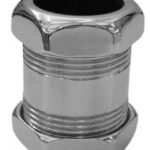 ΜΟΥΦΑ ΜΗΧΑΝΙΚΗΣ ΣΥΣΦΙΓΞΗΣ Φ32 x Φ32 ΜΕ 2 ΠΑΞΙΜΑΔΙΑ ΓΙΑ ΣΩΛΗΝΑ ΣΙΦΟΝΙΟΥ ΧΡΩΜΕ