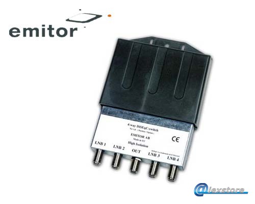 Διακόπτης DiSEqC v1.0 για 4 Universal LNBs Διακόπτης DiSEqC v1.0 για 4 Universal LNBs - Image 1