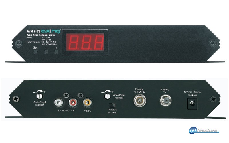 Διαμορφωτής σήματος RF, DSB, έξοδος 175... 862 MHz, Stereo Audio Διαμορφωτής σήματος RF, DSB, έξοδος 175... 862 MHz, Stereo Audio - Image 1