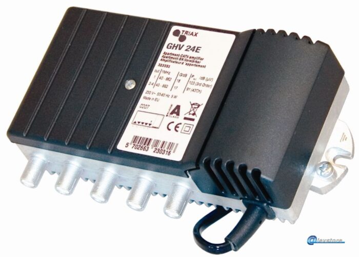 Ενισχυτής γραμμής καλωδιακού δικτύου 40~862 MHz, 17dB / 4x103dBμV - Image 1