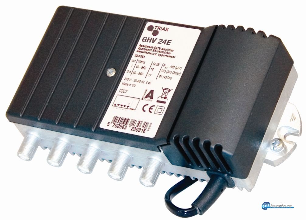 Ενισχυτής γραμμής καλωδιακού δικτύου 40~862 MHz, 17dB / 4x103dBμV Ενισχυτής γραμμής καλωδιακού δικτύου 40~862 MHz, 17dB / 4x103dBμV - Image 1
