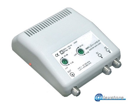 Ενισχυτής διαμερίσματος 47~862 MHz, 26dB / 105dBμV Ενισχυτής διαμερίσματος 47~862 MHz, 26dB / 105dBμV - Image 1