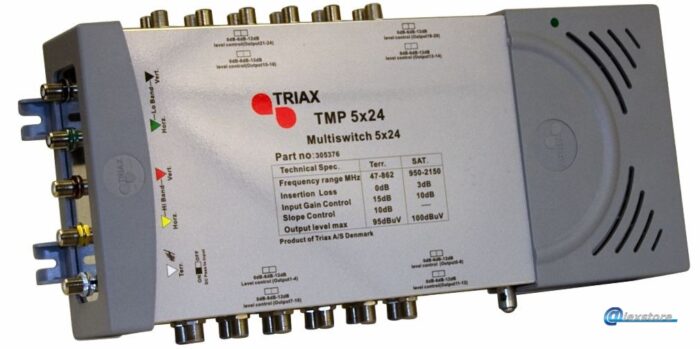 Πολυδιακόπτης για λήψη από 1 δορυφορική θέση + επίγεια TV (5 εισόδων / 24 χρηστών) - Image 1