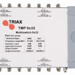 Πολυδιακόπτης για λήψη από 2 δορυφορικές θέσεις + επίγεια σήματα TV (9 εισόδων / 32 χρηστών)