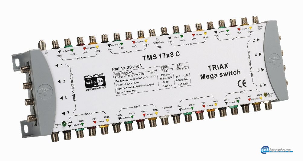 Πολυδιακόπτης cascadable 17 εισόδων / 17 εξόδων / 6 χρηστών Πολυδιακόπτης cascadable 17 εισόδων / 17 εξόδων / 6 χρηστών - Image 1