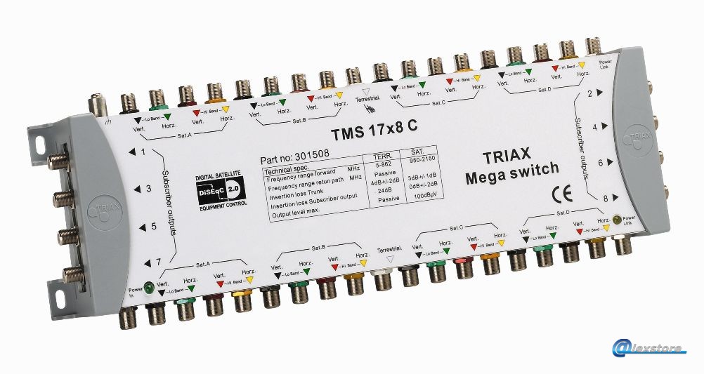 Πολυδιακόπτης cascadable 17 εισόδων / 17 εξόδων/ 8 χρηστών Πολυδιακόπτης cascadable 17 εισόδων / 17 εξόδων/ 8 χρηστών - Image 1
