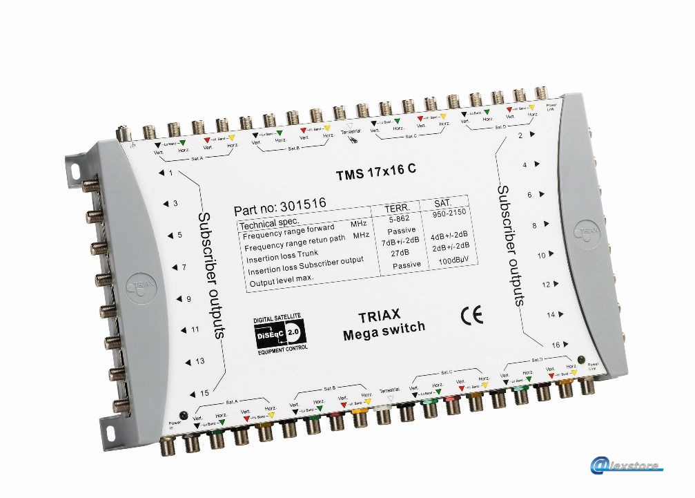 Πολυδιακόπτης cascadable 17 εισόδων / 17 εξόδων / 16 χρηστών Πολυδιακόπτης cascadable 17 εισόδων / 17 εξόδων / 16 χρηστών - Image 1