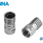 Συνδετήρας F-Crimp monoblock 100 τεμάχια ,για καλώδια RG-6 / Coax 9