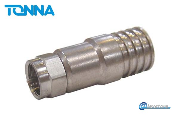 Συνδετήρας F-Crimp monoblock 50 τεμάχια , για καλώδια RG-11 Συνδετήρας F-Crimp monoblock 50 τεμάχια , για καλώδια RG-11 - Image 1