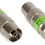 Συνδετήρας IEC-Female Compression 50 τεμάχια, κατάλληλος για ομοαξονικά καλώδια "Coax 9"