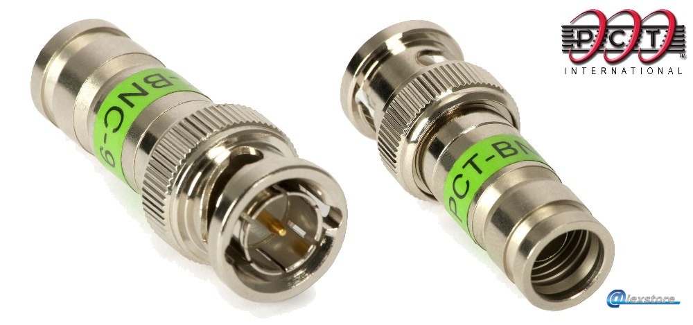 Συνδετήρας BNC Compression 50 τεμάχια, κατάλληλος για χρήση με ομοαξονικά καλώδια "Coax 9" (δίκτυα CCTV) Συνδετήρας BNC Compression 50 τεμάχια, κατάλληλος για χρήση με ομοαξονικά καλώδια "Coax 9" (δίκτυα CCTV) - Image 1