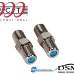 Προσαρμογέας F-θηλυκό / F-θηλυκό, Μηχανισμός DSM, Εύρος συχνοτήτων DC έως 3 GHz 100 τεμάχια