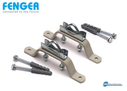 Βάση τοίχου 75mm για στήριξη ιστού κεραίας (Set 2 pcs)