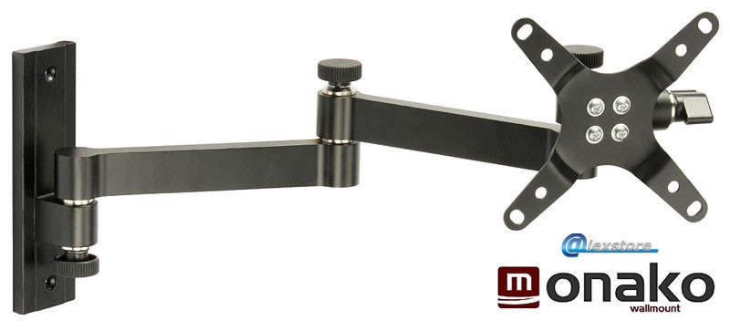 Βραχίονας τοίχου για Flat Screen TV 13 έως 30 ίντσες, με ρυθμιζόμενη κλίση ±15° Βραχίονας τοίχου για Flat Screen TV 13 έως 30 ίντσες, με ρυθμιζόμενη κλίση ±15° - Image 1