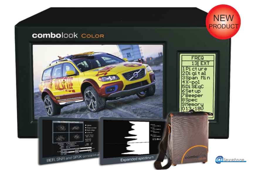 Πεδιόμετρο COMBOLOOK Color για μετρήσεις επίγειων και δορυφορικών σημάτων Πεδιόμετρο COMBOLOOK Color για μετρήσεις επίγειων και δορυφορικών σημάτων - Image 1