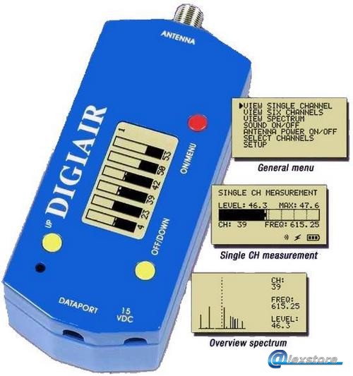 Πεδιόμετρο DigiAIR για μετρήσεις επίγειων σημάτων Πεδιόμετρο DigiAIR για μετρήσεις επίγειων σημάτων - Image 1
