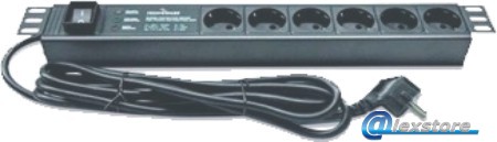 ΠΟΛΥΜΠΡΙΖΟ RACK ΑΠΟ SCHUKO 8 ΘΕΣΕΩΝ (με διακόπτη) ΠΟΛΥΜΠΡΙΖΟ RACK ΑΠΟ SCHUKO 8 ΘΕΣΕΩΝ (με διακόπτη) - Image 1