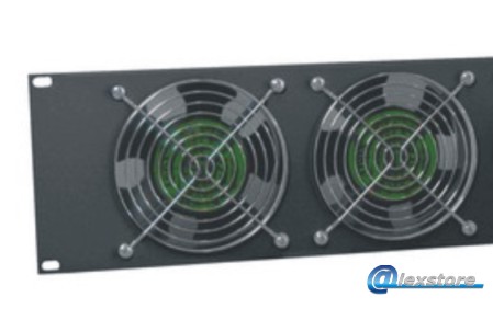ΑΝΕΜΙΣΤΗΡΑΣ ΔΙΠΛΟΣ ΓΙΑ RACK 19' ΑΝΕΜΙΣΤΗΡΑΣ ΔΙΠΛΟΣ ΓΙΑ RACK 19' - Image 1