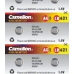 ΜΠΑΤΑΡΙΑ ΑΛΚΑΛΙΚΗ CAMELION AG1/LR621/364-σετ 10τεμ