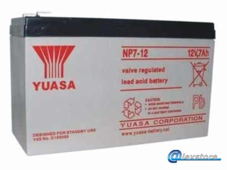 ΜΠΑΤΑΡΙΑ ΜΟΛΥΒΔΟΥ YUASA 7AH - 12V ΜΠΑΤΑΡΙΑ ΜΟΛΥΒΔΟΥ YUASA 7AH - 12V - Image 1