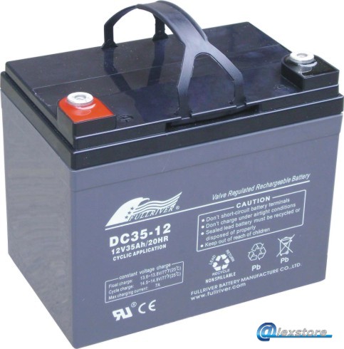 ΜΠΑΤΑΡΙΑ ΜΟΛΥΒΔΟΥ FULLRIVER DEAP CICLE 35AH - 12V ΜΠΑΤΑΡΙΑ ΜΟΛΥΒΔΟΥ FULLRIVER DEAP CICLE 35AH - 12V - Image 1