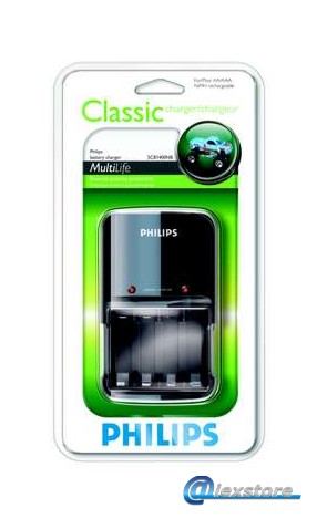 ΦΟΡΤΙΣΤΗΣ PHILIPS ΓΙΑ ΜΠΑΤΑΡΙΕΣ ΑΑ - ΑΑΑ