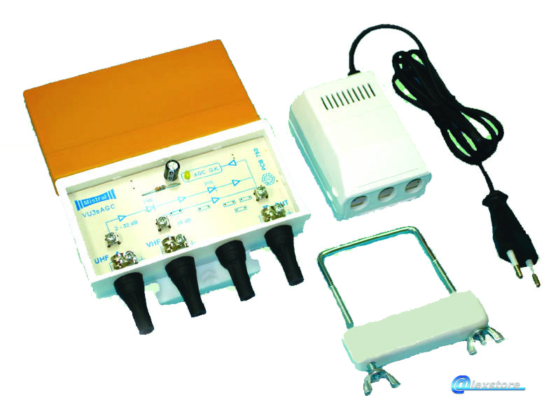 Ενισχυτής ιστού 2 εισόδων VU3S AGC  VHF - UHF 97 dB/μV Ενισχυτής ιστού 2 εισόδων VU3S AGC  VHF - UHF 97 dB/μV - Image 1