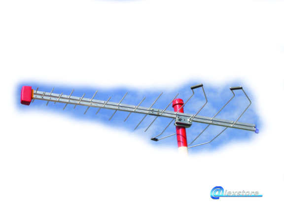 Λογαριθμική κεραία για  VHF και UHF κατάλληλη για τα αναλογικά και τα ψηφιακά κανάλια. Λογαριθμική κεραία για  VHF και UHF κατάλληλη για τα αναλογικά και τα ψηφιακά κανάλια. - Image 1