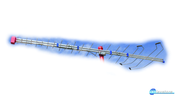 Λογαριθμική κεραία για  VHF και UHF κατάλληλη για τα αναλογικά και τα ψηφιακά κανάλια LOG 42 Λογαριθμική κεραία για  VHF και UHF κατάλληλη για τα αναλογικά και τα ψηφιακά κανάλια LOG 42 - Image 1