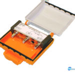 Διακλαδωτήρας θωρακισμένου τύπου βυσμάτων F 2 εξόδων με τάση διέλευση τάσης