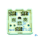 Διακλαδωτήρας πλαστικός επίγειος 5-1200 ΜΗz με σφυκτήρες. 1 είσοδο  2 έξοδοι.