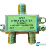 Διακλαδωτήρας θωρακισμένος επίγειος 5-1200 ΜΗz. 1 είσοδο 2 έξοδοι.