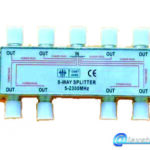 Διακλαδωτήρας θωρακισμένος επίγειος και δορυφορικός 5-2300 ΜΗz . 1 είσοδο 8 έξοδοι