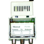 Τροφοδοτικό θωρακισμένο παλμοτροφοδοτικό με δυνατότητα τροφοδοσίας δύο καμερών των 200mA η κάθε μία καθώς και ένα ενισχυτή κεραίας