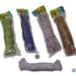 Σχοινί υφασμάτινο σε διάφορους χρωματισμούς