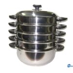 Ατμομάγειρας - κατσαρόλα 4 επιπέδων με καπάκι
