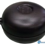 Φ90 - 1/4'' ΜΑΥΡΗ ΠΛΑΚΕ ΠΛΑΣΤΙΚΗ ΦΟΥΣΚΑ