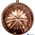 Φ90 ΧΑΛΚΙΝΗ ΣΤΡΟΓΓΥΛΗ ΦΟΥΣΚΑ 1/4''