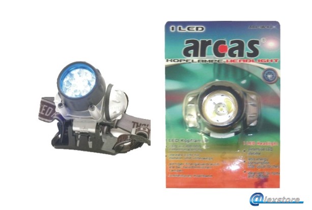 ARCAS LED HEADLIGHT 1x1W LED ARCAS LED HEADLIGHT 1x1W LED - Image 1