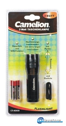 ΦΑΚΟΣ CAMELION SOS-ZOOM 3Watt
