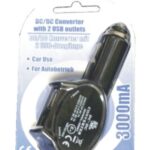 CONVERTER USB & mini USB 12V-5V