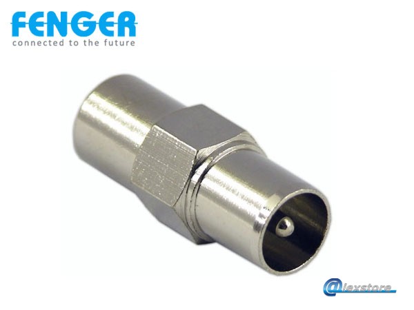 Fenger AP1S Premium Plus Connector Συνδετήρας IEC-Male Twist-On, Nickel Plated, κατάλληλος για ομοαξονικά καλώδια TV  10 τεμάχια Fenger AP1S Premium Plus Connector Συνδετήρας IEC-Male Twist-On, Nickel Plated, κατάλληλος για ομοαξονικά καλώδια TV  10 τεμάχια - Image 1
